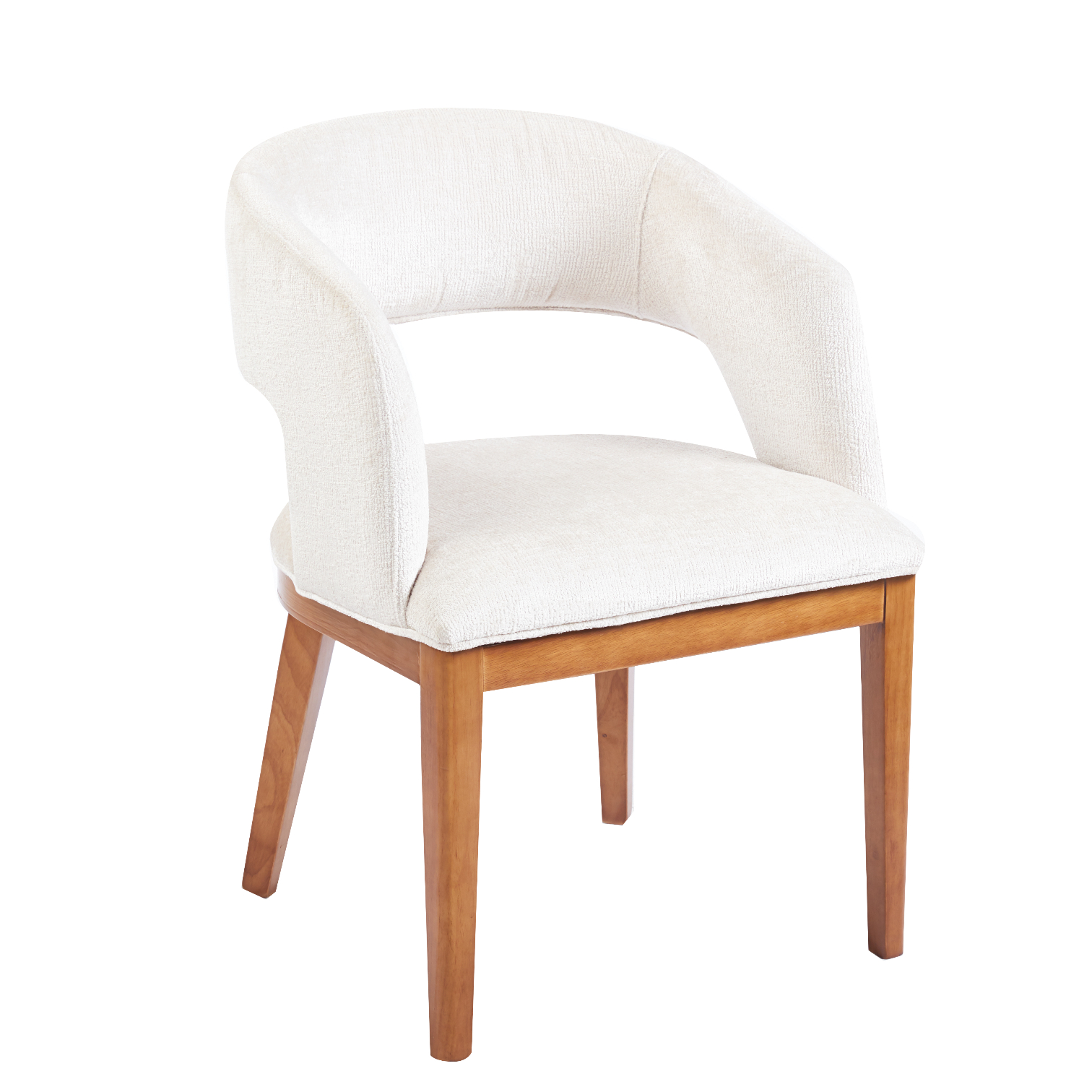 Calista | Chaise de salle à manger confortable avec structure en bois