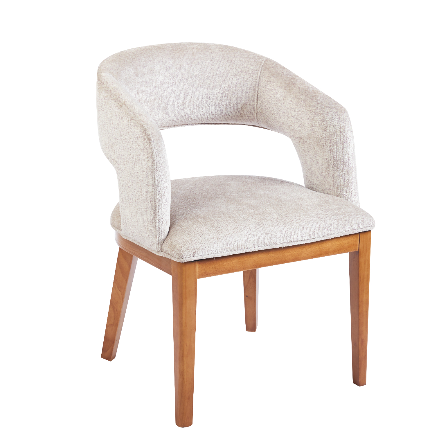 Calista | Chaise de salle à manger confortable avec structure en bois