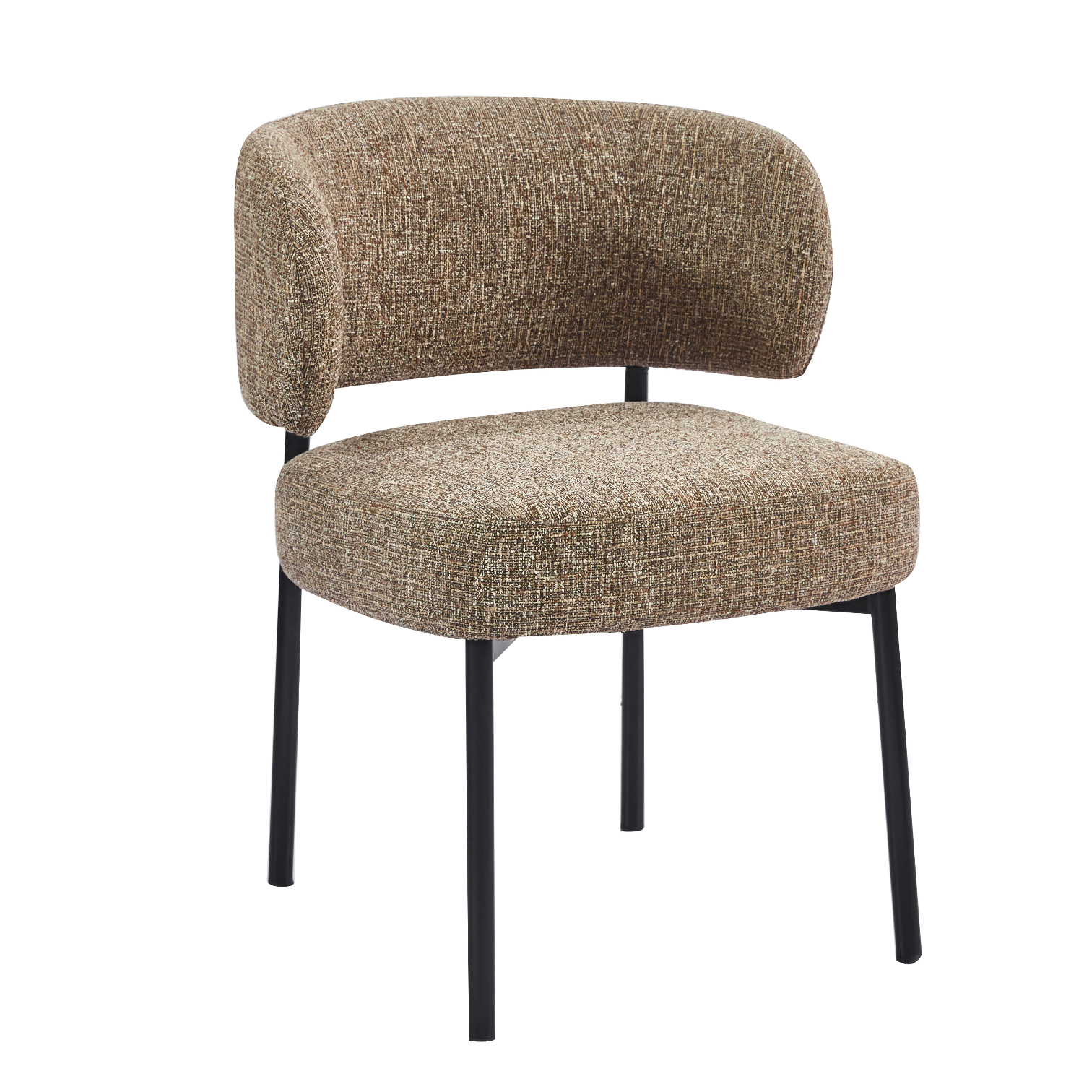 Lorena | Chaise de salle à manger confortable avec pieds en métal