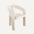 Fauteuil Luna Curve – Crème