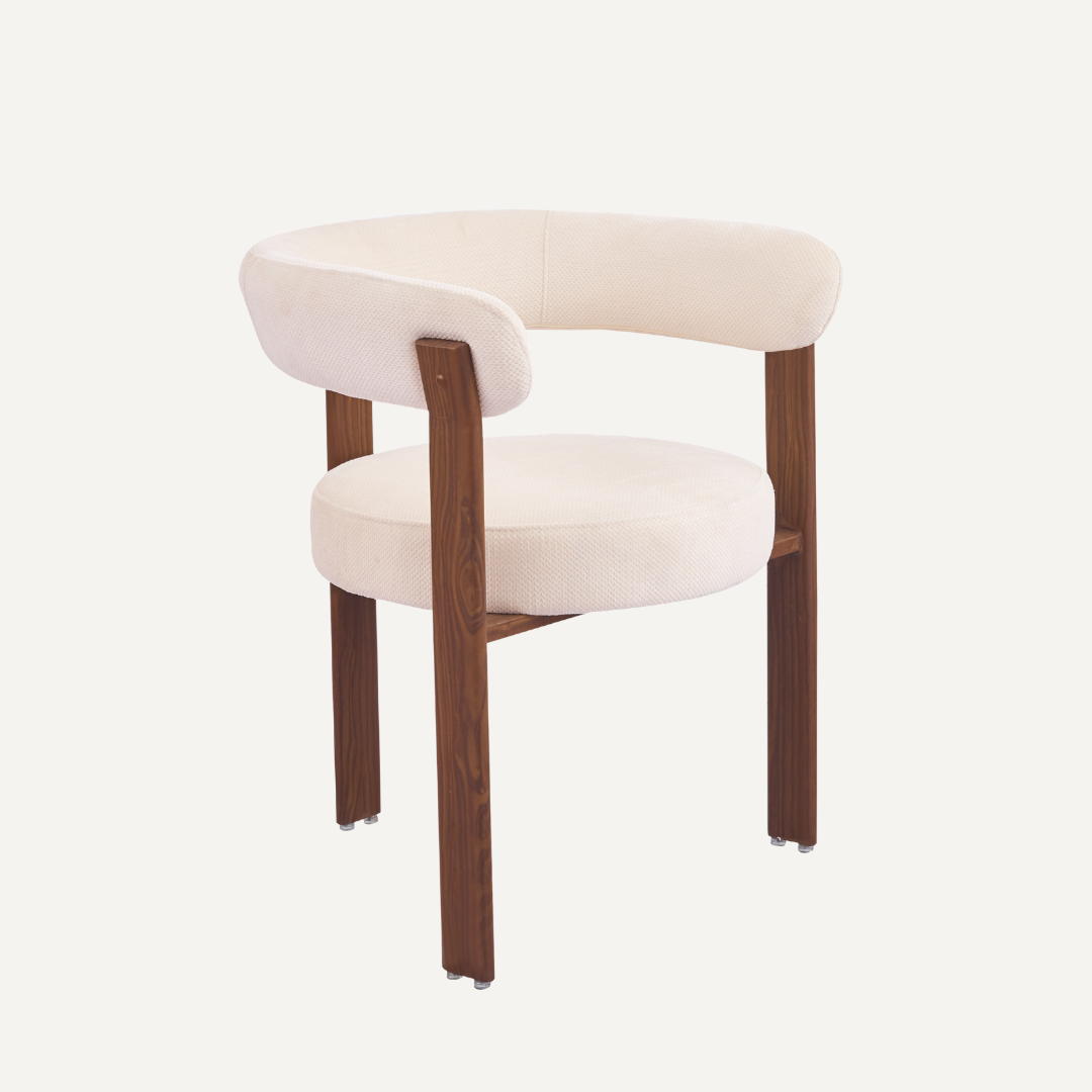 Serano Armchair – Soft Design with Luxurious Wooden Frame