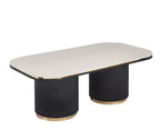 Table basse de salon Aurelio Noir Luxe