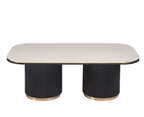 Table basse de salon Aurelio Noir Luxe