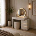Coiffeuse de Luxe avec Miroir LED