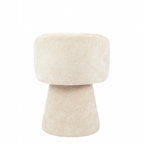 Aleni | Fauteuil pivotant bouclé à forme sculpturale