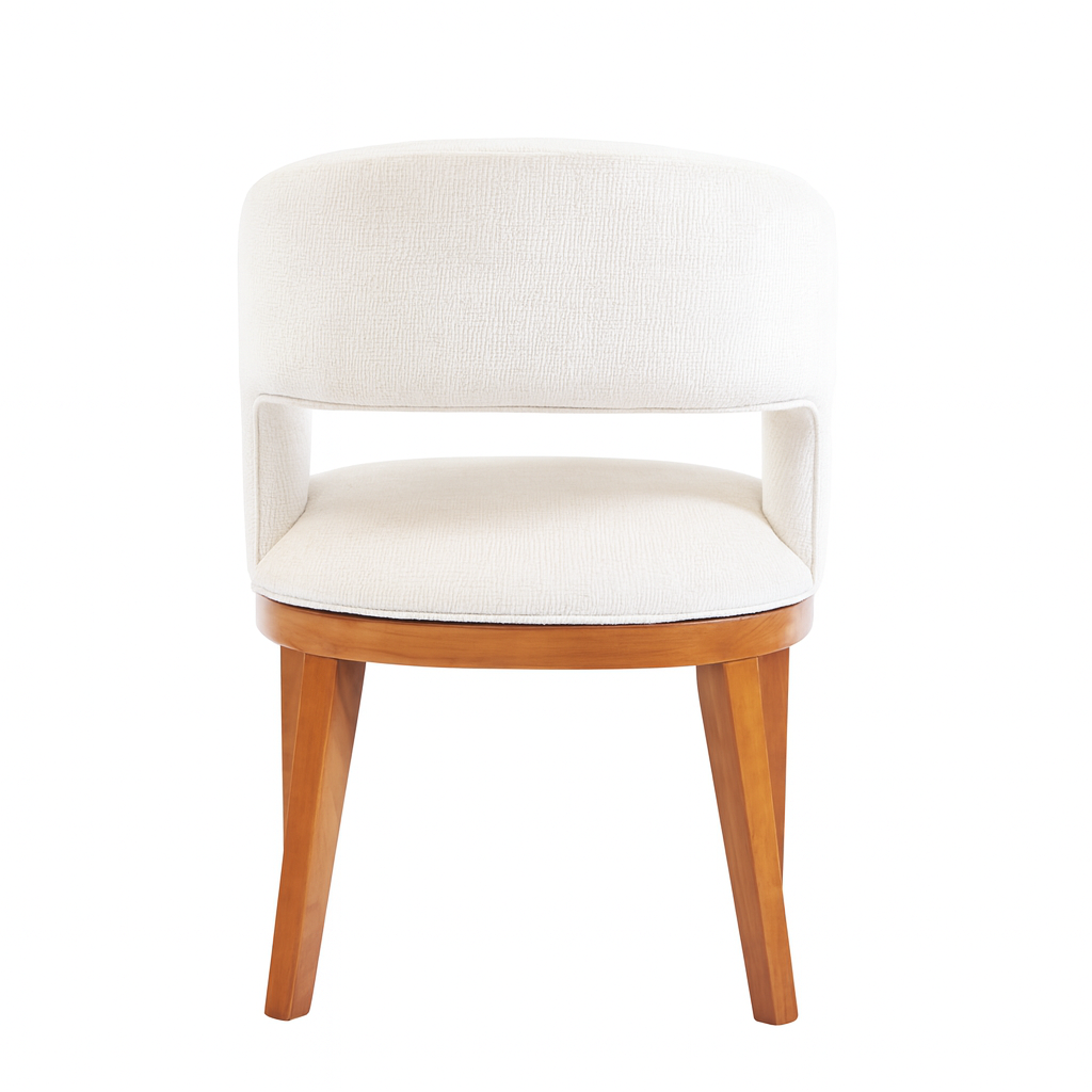 Calista | Chaise de salle à manger confortable avec structure en bois