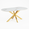 Cavallo – Table de salle à manger en céramique effet marbre