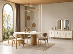 Bohem Eettafel – Tijdloze Japandi Elegantie