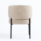 Lorena | Chaise de salle à manger confortable avec pieds en métal