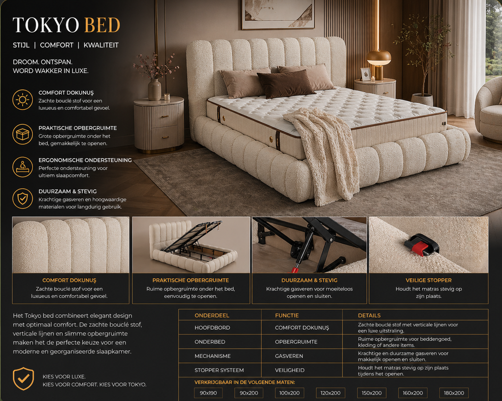 Tokyo concept bed