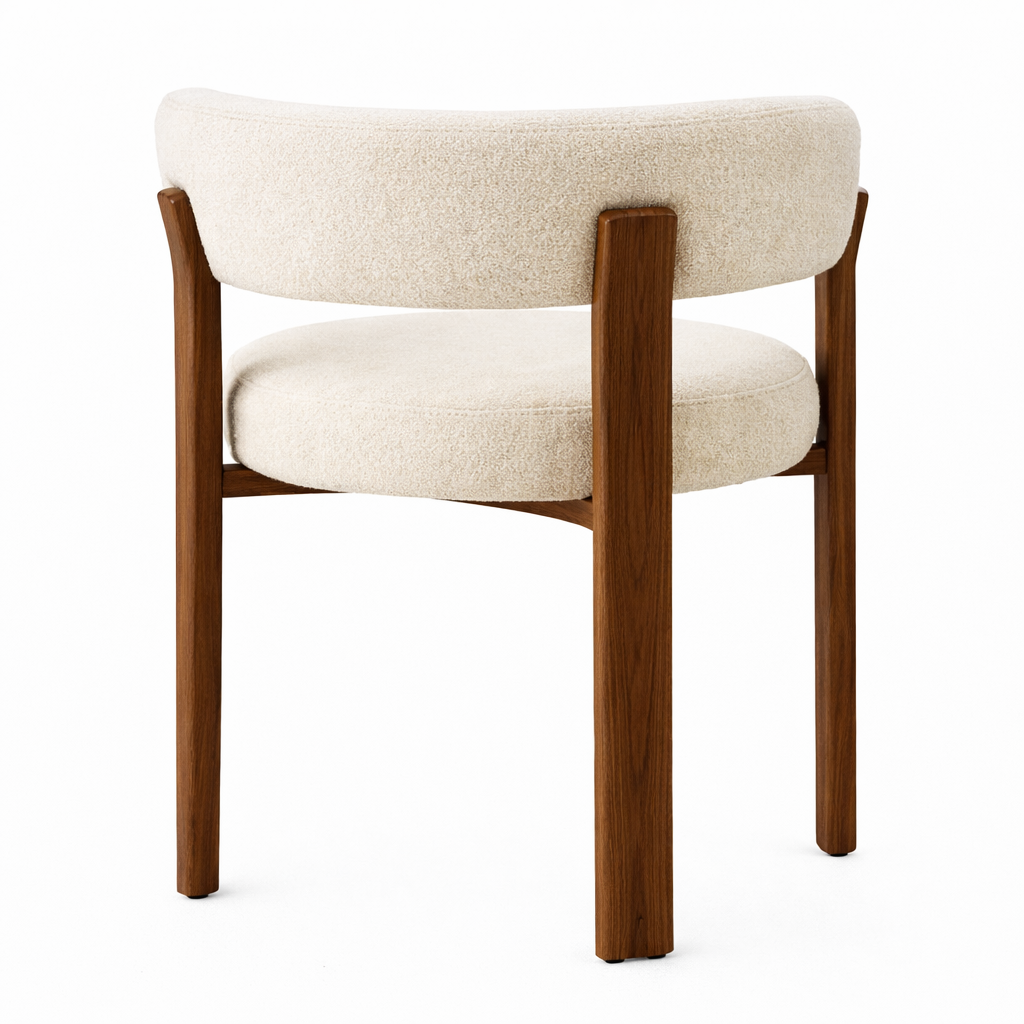 Serano Armchair – Soft Design with Luxurious Wooden Frame