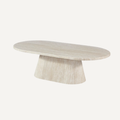 Kennedy salontafel BEIGE CT OVAL 130X70X45 MARBLE