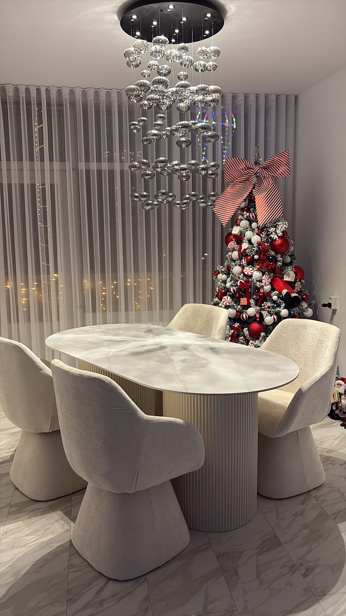 Chaise Belluna – Chaise design élégante en bouclé doux