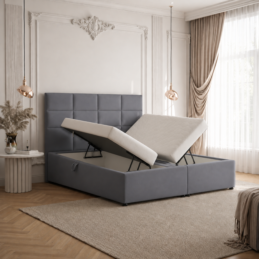 Mars Bed met Matras en Opbergruimte