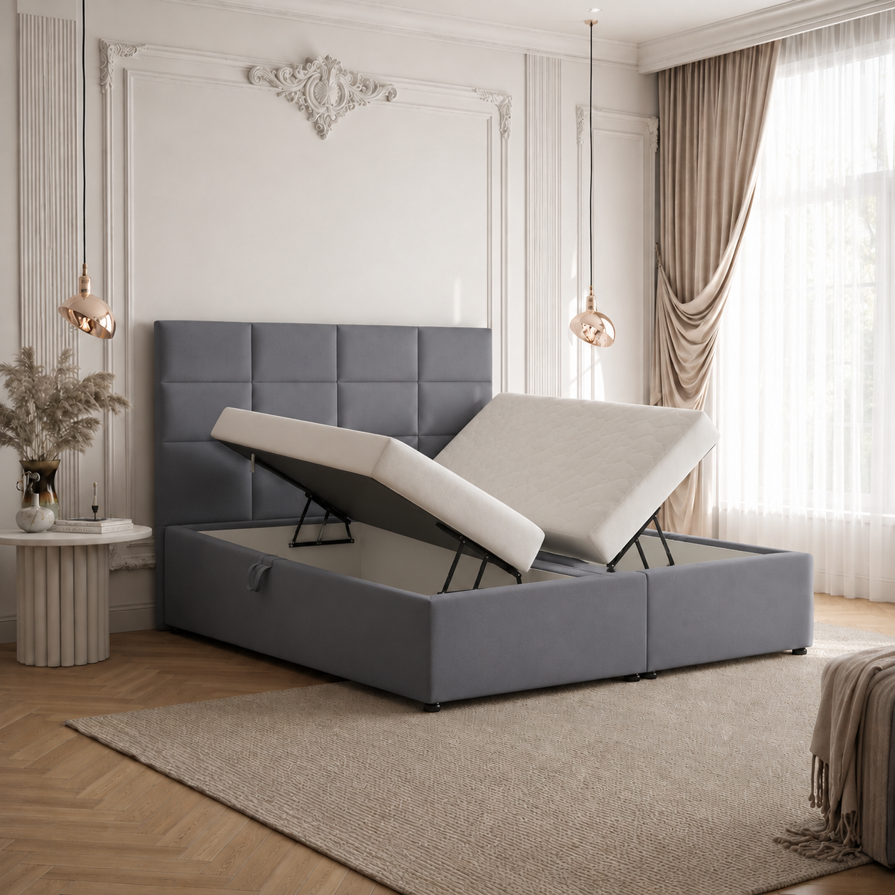 Mercury Bed met Matras en Opbergruimte