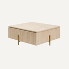 Salontafel carre  – Kennedy cream