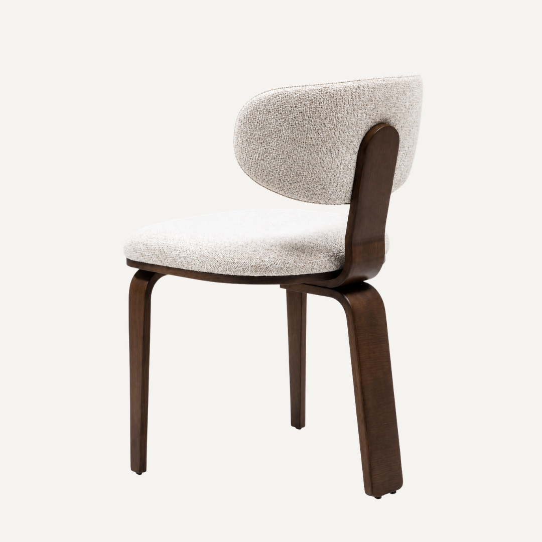 Chaise de salle à manger Stockholm – Boucle Crème
