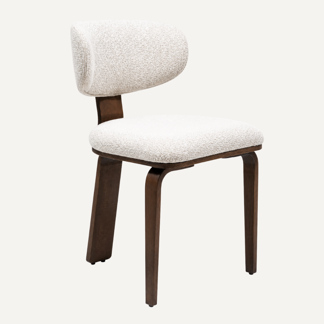 Chaise de salle à manger Stockholm – Boucle Crème