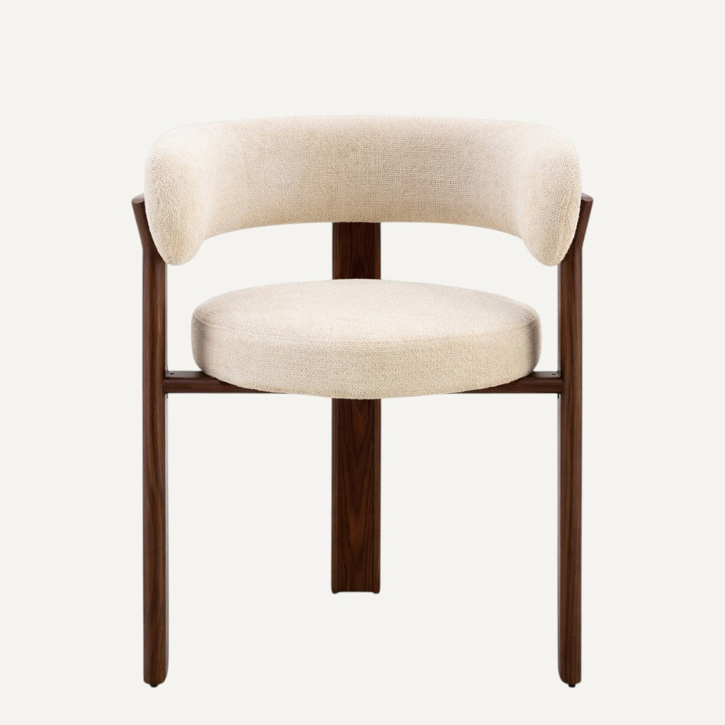 Serano Armchair – Soft Design with Luxurious Wooden Frame