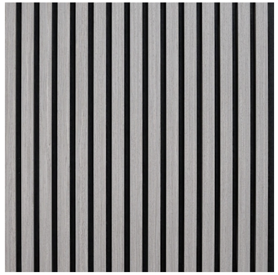 Panneaux muraux à rayures – Gris, Marron, Marron clair & Noir (60×240 cm)