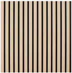 Panneaux muraux à rayures – Gris, Marron, Marron clair & Noir (60×240 cm)
