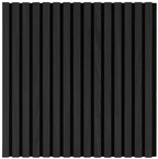 Panneaux muraux à rayures – Gris, Marron, Marron clair & Noir (60×240 cm)